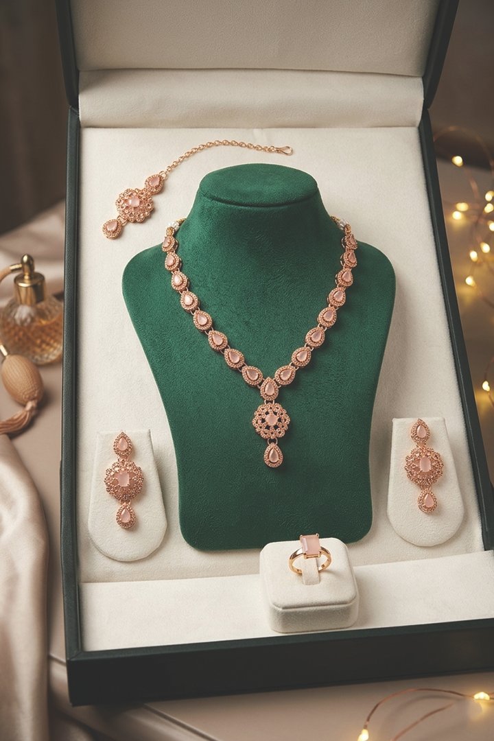 Ottoman Blush Filigree Set