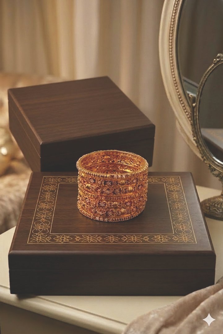 Ottoman Royale Gold Bangle Set